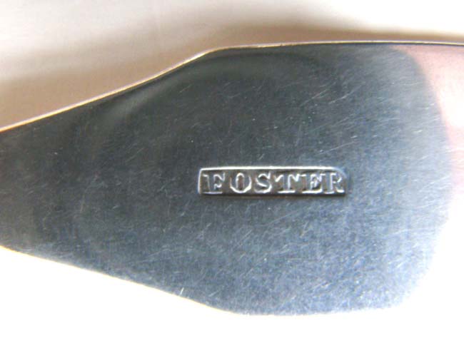 A fine set of 4 Large Silver Tablespoons by Joseph Foster of Boston circa 1795 — image 2
